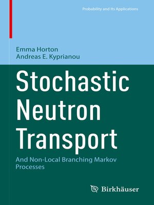 cover image of Stochastic Neutron Transport